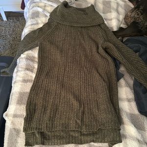 Turtleneck sweater dress